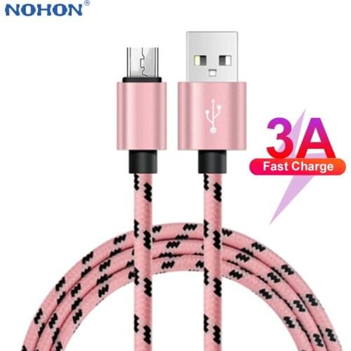 1M 2M 3M Micro USB Data Charger Cable For Samsung S7 Sony Huawei LG Xiaomi Redmi Note 4 5 Andriod Microusb Fast Charge Cord Wire