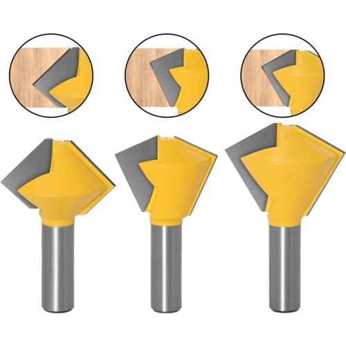 1PC 1/2" Shank 12mm shank 6 Sided 8 Sided 12 Sided 16 Sided Multi Sided Glue Joint Router Bit Se