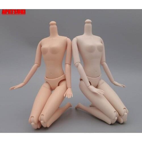 2pcs/lot 11.5inch Doll Accessories DIY Kid Toy 12 Joints Doll Naked Body For 11.5" Doll Parts For 1/6 BJD Doll Without Head