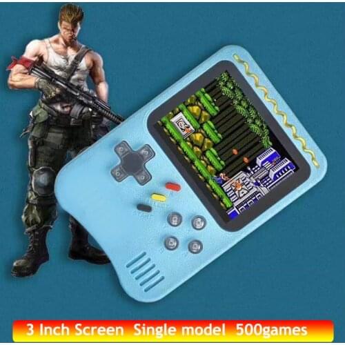 2020 NEW 500 IN 1 Retro Video Game Console Handheld Game Portable Pocket Game Console Mini Handheld Player for Kids Player Gift