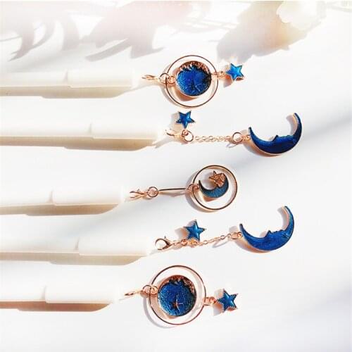 24 pcs/Lot myth of the moon gel pen 0.5mm Black color pens writing gift Stationery items Office school supplies FB538