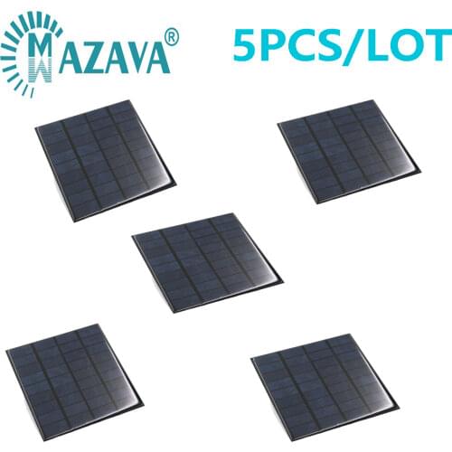 9V 2Watts 2 W Mini Solar Panel Solar Cells DIY For Light Cell Phone Toys Chargers Portable High Quality D I Y Education