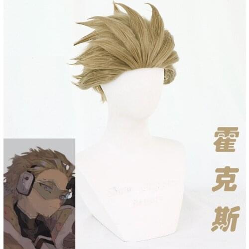 Anime Boku No My Hero Academia Hawks Wigs Adult Men Women Cosplay Costume Props Accessories