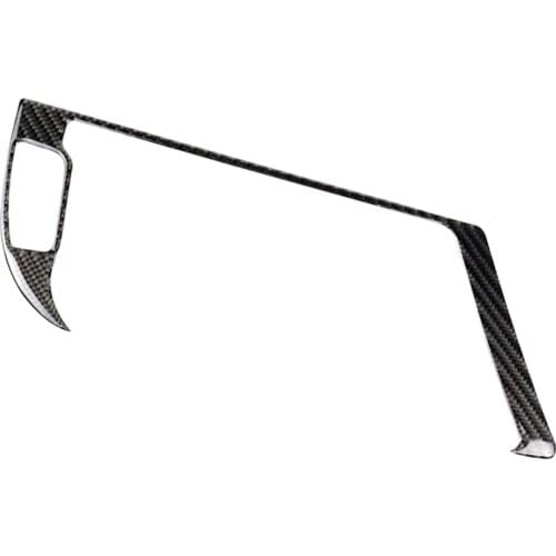 Auto Car Carbon Fiber Console GPS Navigation Cover Stickers for Audi A4 B8 A5