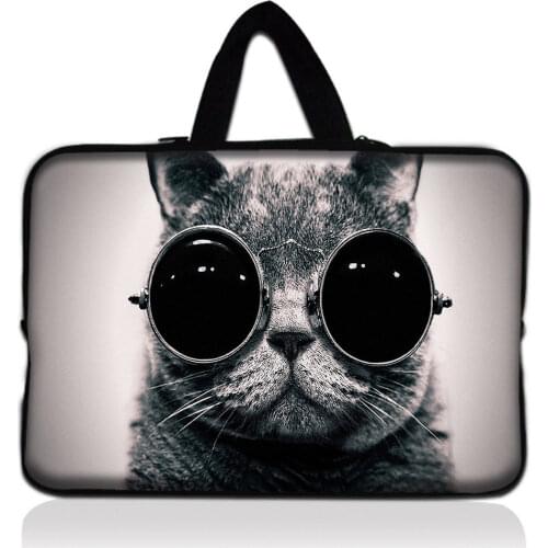 Cool Cat Laptop Sleeve Notebook Bag Case for Macbook Air 11 13 12 15 Pro 13.3 15.4 17 Retina Unisex Liner Sleeve for Xiaomi Air