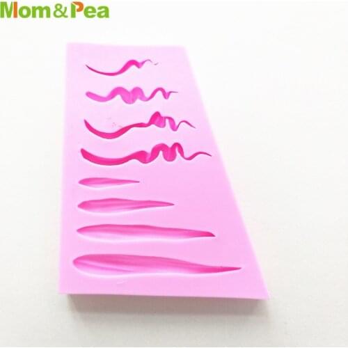 Mom&Pea MPA2074 Deco Shaped Silicone Mold Cake Decoration Fondant Cake 3D Mold Food Grade