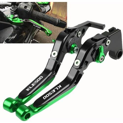 For Kawasaki KLE500 KLE 500 1991-2007 2006 2005 2004 2003 2002 Motorcycle brake lever CNC Adjustable Brake Clutch Levers Handle