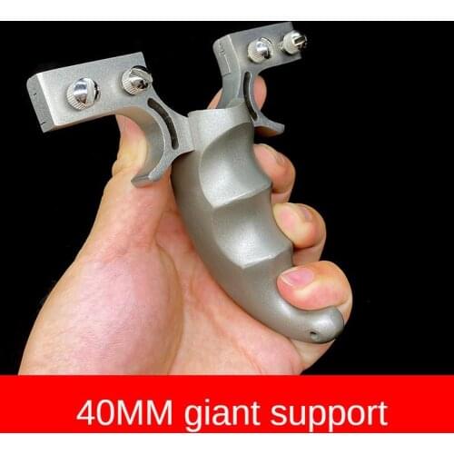 Powerful Hunting Slingshot Stainless Steel Catapult + aluminum alloy Handle with Rubber Band Outdoor Shooting Hunting Gear