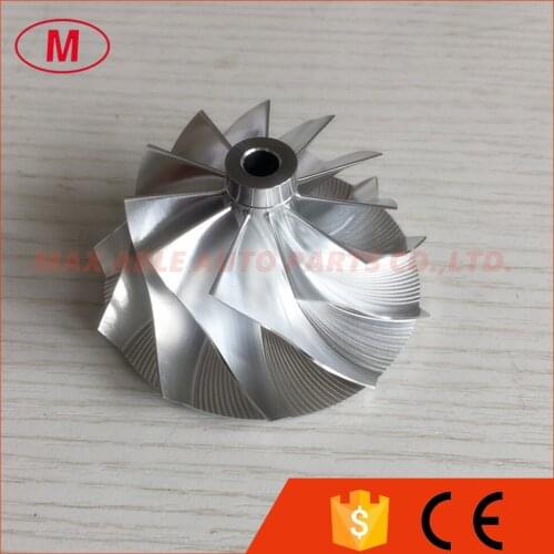 GT28 11+0 blades 47.10/63.40mm 55812/3712-0001 Bore:6.00mm turbo billet/milling compressor wheel for 816365-0001/446179-0093