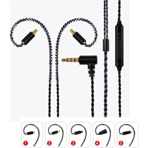 Silver Plate Earphone Cable MMCX for Shure SE215 SE535 0.78mm 2 Pin Cable for Weston TFZ 1964 w4r um3x A2DC ls50 IE80 im50 im70