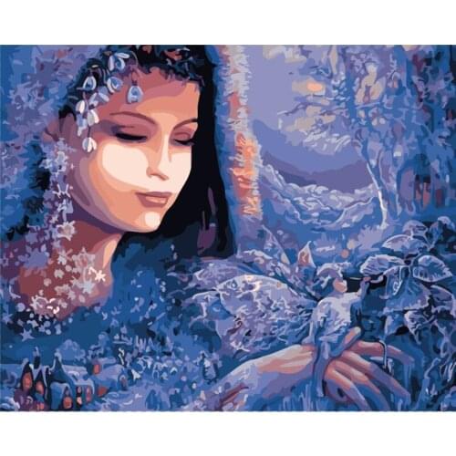 Painting By Numbers DIY Dropshipping Big size Dream Fairy magic Figure Canvas Room Decoration Art picture Child Gift