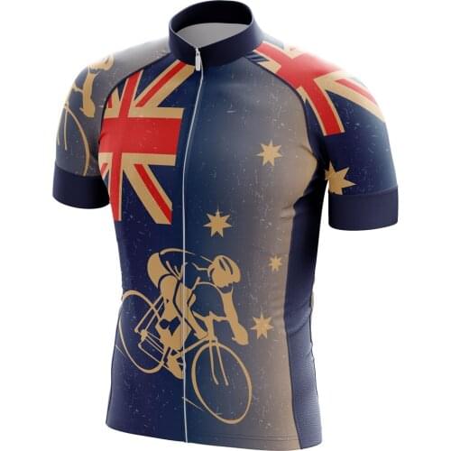 Summer Short-Sleeved Mens Bike Clothes Outdoor Riding Bicycle Shirt Ciclismo Pattern Cycling Jersey