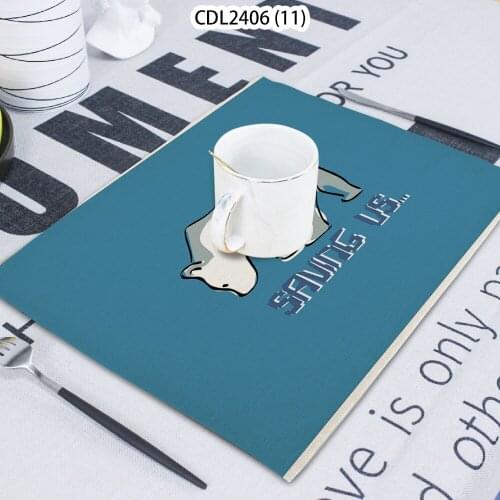 Cartoon Bear Printed Napkin Cloth Household Table Decoration Table Mat Untersetzer Towel Tea Towel Coaster 42*32 Servilletas