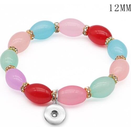 New Fashion 12mm Snap Button Bracelet DIY Jewelry KB004