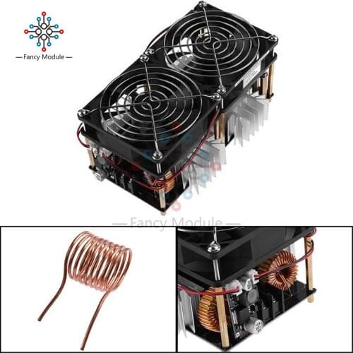Diymore 1800W ZVS High Frequency Induction Heating PCB Board High Voltage Inverter Power Supply Flyback Driver with Tesla Coil