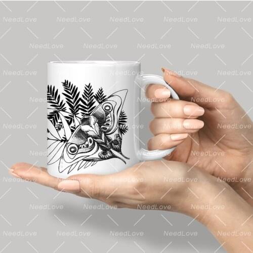 The Last of Us Part II 2 Game Firefly Logo White Coffee Mug Tea Milk Cup Cosplay Accessories Gifts Souvenir Mugs