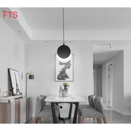 Postmodern dining room chandelier crescent bedroom creative personality bar table lighting study dining room chandelier