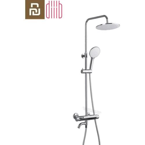 Youpin Diiib Daibai Safe Thermostatic Bathroom Shower Set Faucet Set Bathtub Shower Mixer Bath Waterfall Shower Head Tap