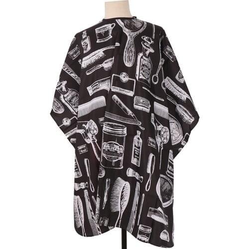 2021 Products Pattern Cutting Hair Waterproof Cloth Salon Barber Cape Hairdressing Hairdresser Apron Haircut Capes