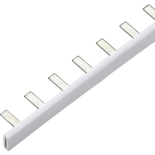 1 Pole 63A bus bar 1.5*7mm DZ47-63 air open connection copper C45 circuit breaker busbar wiring bar 1P 32A 40A 60A 100A