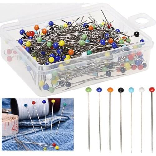 100Pcs Pin Sewing Needles Pearl Head Wedding Craft Dressmaking Patchwork Straight Sewing Needle Pins For Sewing Decoration