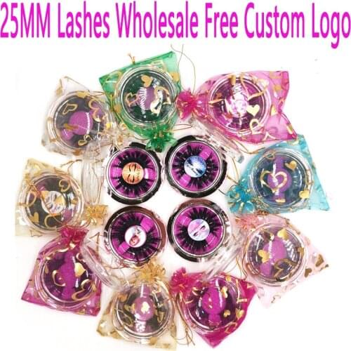 30/50/100/200 Pairs 25mm Mink Lash Vendor Eyelash Packaging Box Bulk Mink Lashes Wholesale Mink Eyelashes Bulk Free Custom Logo