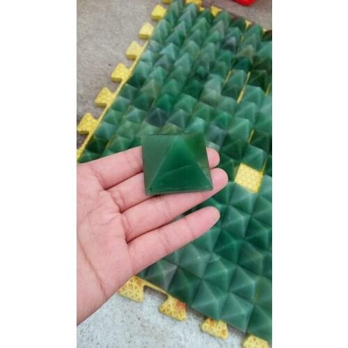 5 Pieces Natural Green Aventurine Jade Crystal Pyramids Polished Healing Gem Stone