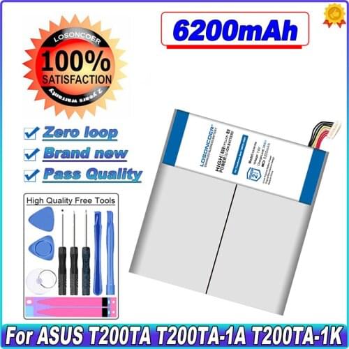 LOSONCOER 5600mAh C21N1334 Laptop Battery For ASUS Transformer Book T200TA 12" T200T T200 1A 1K 200TA-C1-BL