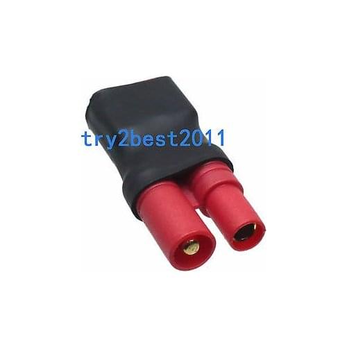 No Wires: HXT 3.5MM Male to Female T-Plug (Deans Style) - Hyperion, Walkera Lipo