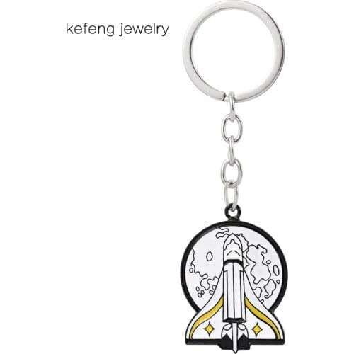 Hot Game The Last of Us 2 Keychain TLOU Joel Ellie Rocket Spaceship Firefly Logo Key Chain Keyring for Women Men Car Keyring