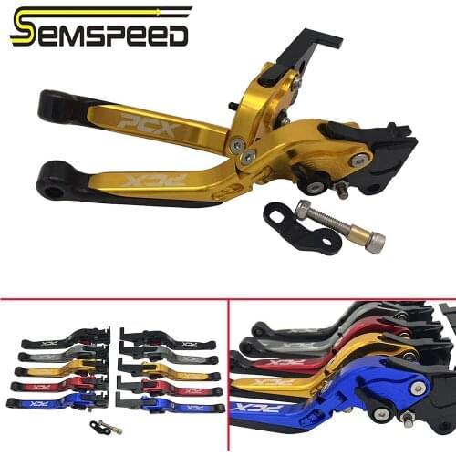 For HONDA PCX 125 PCX125 PCX 150 PCX150 Motorcycle Accessories Parking Brake Foldable Levers Folding Extendable Automatic Lock