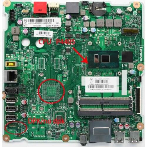 For Lenovo AIO300-23ISU Integrated motherboard CPU P4405 DPK/NO DPK FRU 00XG084 00XG085 01GJ195 01GJ196