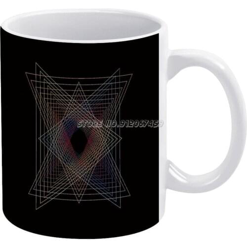 Geometria Coffee Mugs 330ml Creative Travel Mug and Cup Office Drinkware Mugs Tazza Star Illustrator Vector Inktober Dibujo Dise