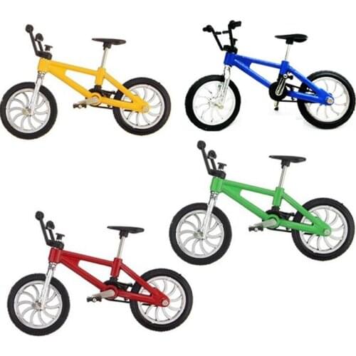 Diecast Metal Bicycle Model Toys 1:10 Folding MTB Mountain Bike Replica Collection