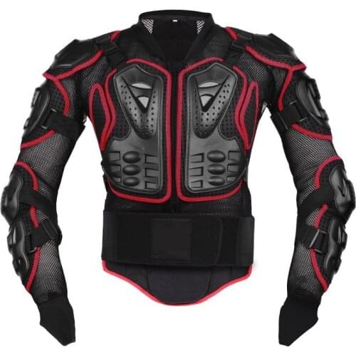 Men Full Body Armor Motorcycle Jacket Motorcross Racing Cycling Pit Bike Chest Gear Protective Shoulder Hand Joint Turtle S-XXXL