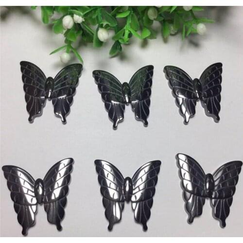 Natural Quartz Crystal Hematite Specimen Cute Stone Hand Carved Animal Figurine Gift