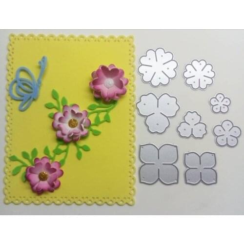 New Flower Metal cutting Die scrapbook Decoration embossed Photo album Decoration Card making DIY Handicrafts