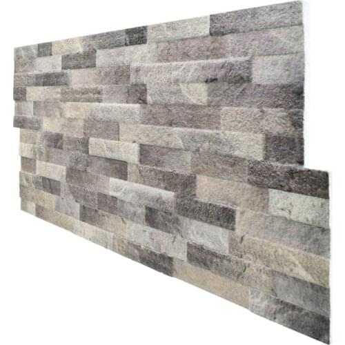 5 pcs (2,5 M2) X Pop Stone Pattern 3 Size Color Styrofoam Foam Wall Cladding Panel (PT-209)