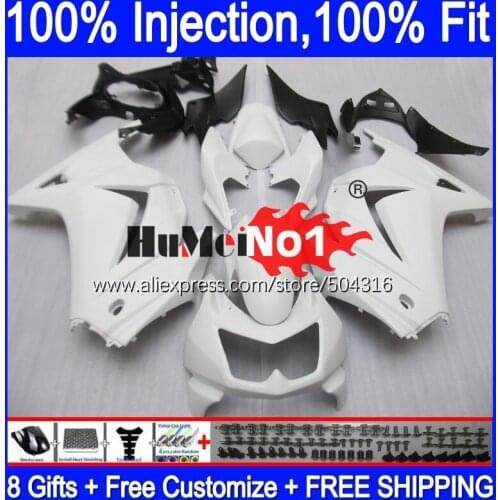 OEM For KAWASAKI EX250 ZX250 R EX250R 10MC.108 White Gloss ZX EX 250 250R ZX250R 2008 2009 2010 2011 2012 08 09 10 11 12 Fairing
