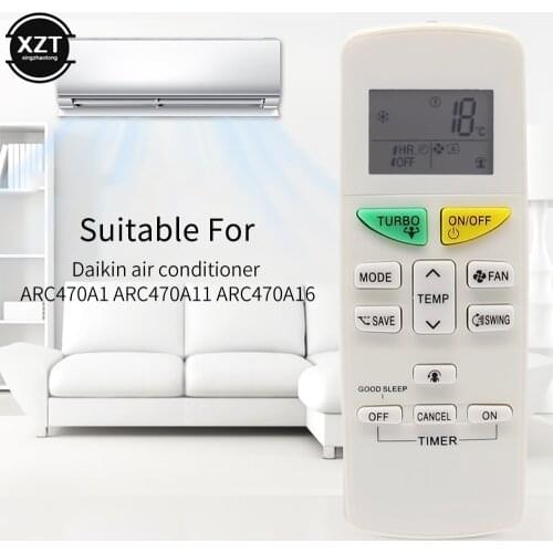 For DAIKIN Air Conditioner Remote Controller ARC470A1 Replacement ARC470A16 ARC469A5 ARC455A1 KTDJ002 Controller