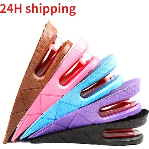 Silicone Gel Height Increase Insole Heel Lifting Inserts Shoe Foot Care Protector Elastic Cushion Arch Support Insert for Unisex