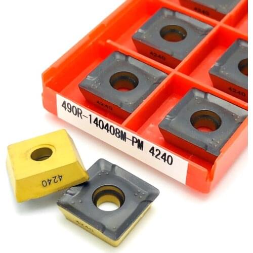 Carbide insert 490R-140408M PM4240 internal metal turning tool lathe tool machine tool parts high quality turning tool
