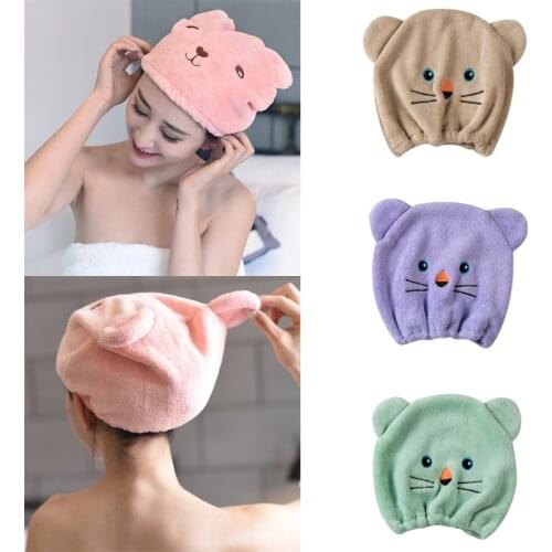 2021 NEW Good Hygroscopicity And Breathability Microfiber Hair Turban Quickly Dry Hair Hat Wrapped Towel Cap Towel