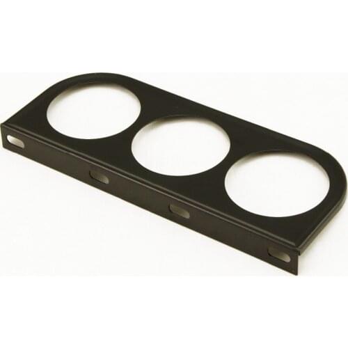 Universal 52mm Iron Pod Car Triple Gauge Pod 3 Holder Bracket Car Gauge Pod 52mm 3 Holde Dash Mount Meter Holder