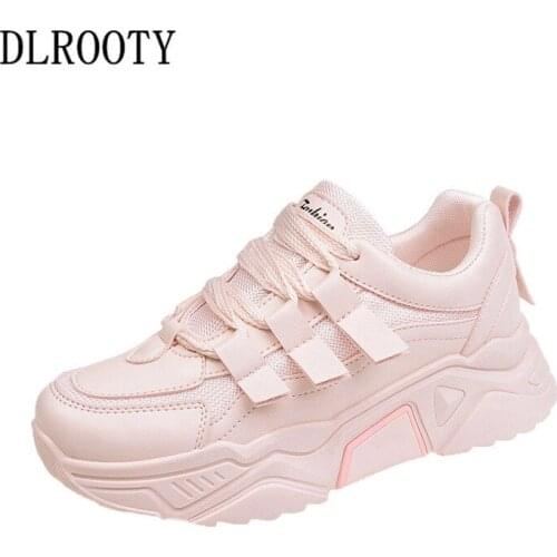 Women Flats Casual Shoes Autumn Fashion Outdoor Sneakers Mesh Breathable Lace Up Round Toe Shoes Female Platform Walk