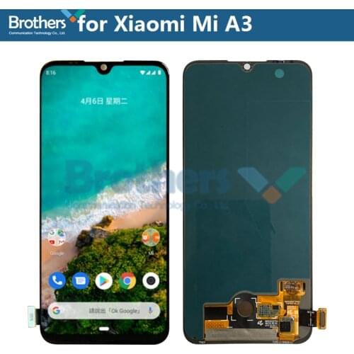 AMOLED LCD Display for Xiaomi Mi A3 LCD Screen for Mi A3 CC9e Touch Screen Digitizer Original LCD Assembly 6.01'' Phone Parts