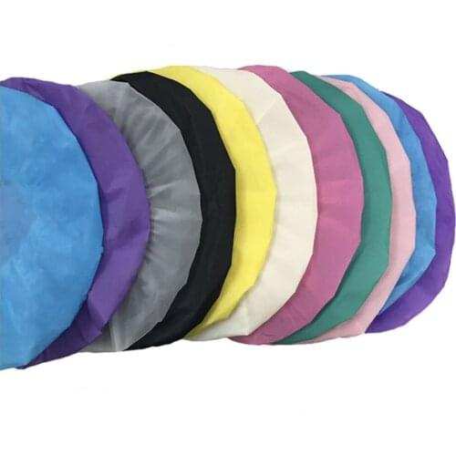 10pcs Waterproof shower cap swimming hats hotel elastic shower cap Hair cover products Bath products Bath s different colors Hot