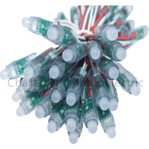 200 pcs/lot 12mm WS2811 2811 IC RGB Led Module String Waterproof DC 5V Digital Full Color LED Pixel Light