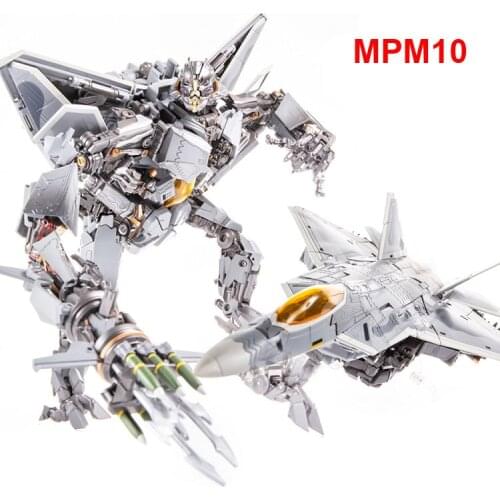 28CM Transformation Movie MPM10 MPM-10 KO Starscream Air Force Red Spider SS Zoom Plane PVC Action Figure Model Robot Toy