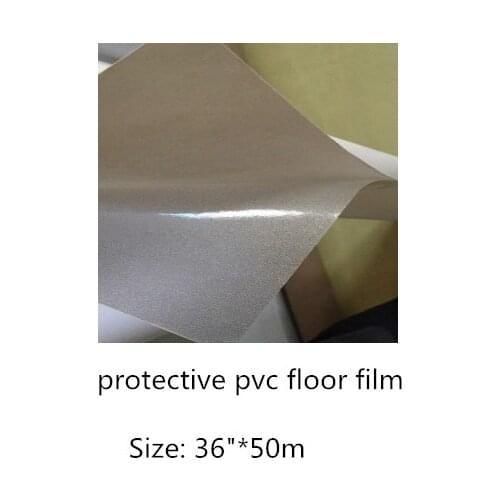 36"*50m Floor graphic matte PVC self adhesive Cold lamination Film protective,200mic pvc
